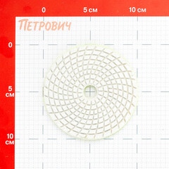 Круг алмазный шлифовальный по камню Hesler гибкий d100 мм P50 для мокрого шлифования (1 шт.) - фото 2