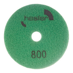 Круг алмазный шлифовальный по камню Hesler гибкий d100 мм P800 для мокрого шлифования (1 шт.) - фото 4