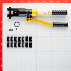 Пресс гидравлический ручной IEK ПГР-120 для опрессовки наконечников (TKL10-002) - фото 2