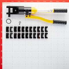 Пресс гидравлический ручной IEK ПГР-300 для опрессовки наконечников (TKL10-004) - фото 3