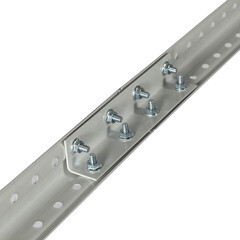 Стеллаж металлический КМ 2000x1000x300 мм 4 полки - фото 2