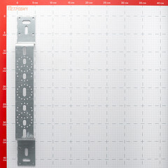 Планка монтажная Tece тройная для водорозеток (721005) - фото 2