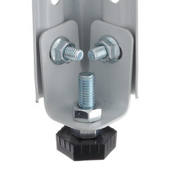 Опора регулируемая для металлического стеллажа КМ 25x25x25 мм - фото 3