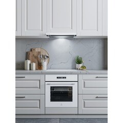 Духовой шкаф электрический встраиваемый Lex EDS 100 WH 595 мм белый - фото 6