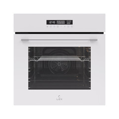 Духовой шкаф электрический встраиваемый Lex EDS 100 WH 595 мм белый - фото 1