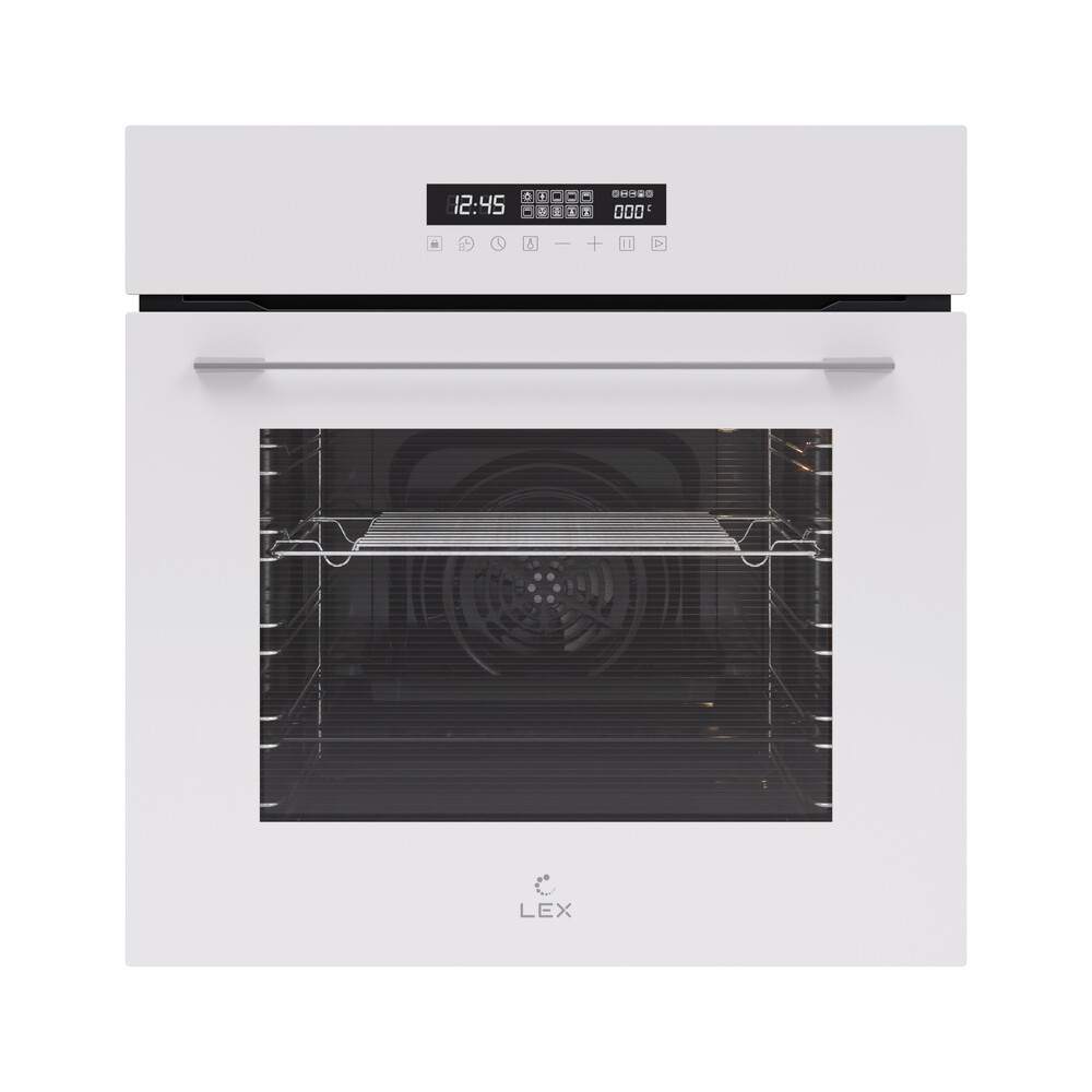 Духовой шкаф электрический встраиваемый Lex EDS 100 WH 595 мм белый