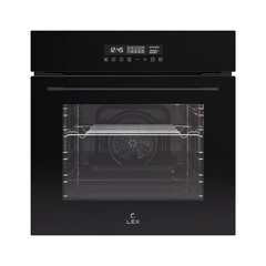 Духовой шкаф электрический встраиваемый Lex EDS 100 BBL 595 мм черный