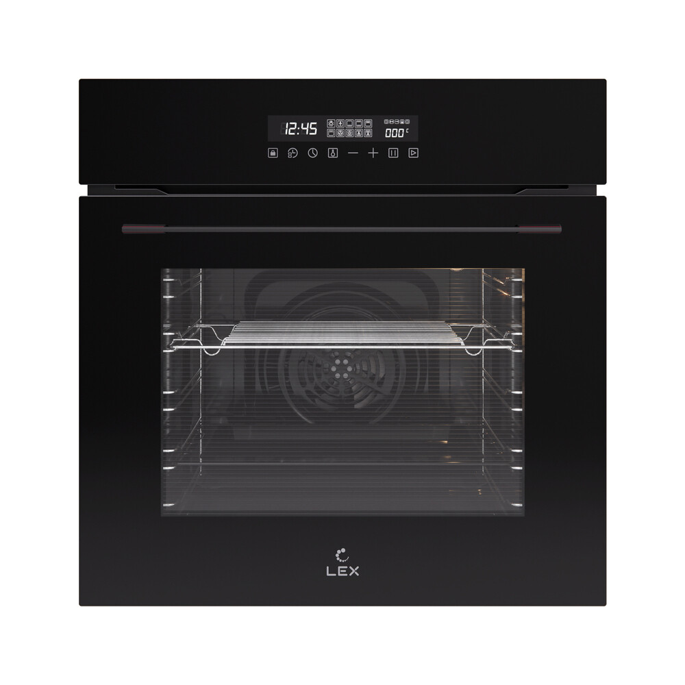 Изображение товара Духовой шкаф Lex EDS 100 BBL с сенсорным управлением 59,5x58x66,5 см черный Изображение товара Духовой шкаф Lex EDS 100 BBL с сенсорным управлением 59,5x58x66,5 см черный