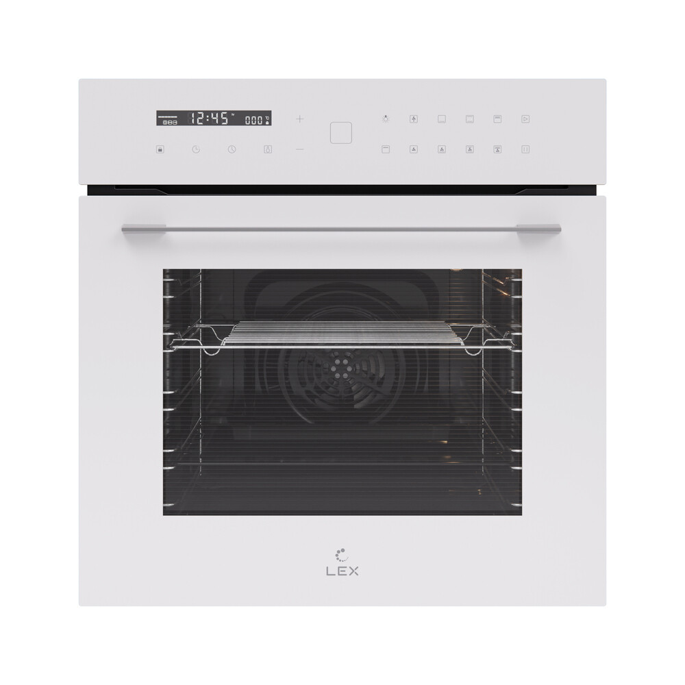 Изображение товара Духовой шкаф Lex EDS 101 WH с сенсорным управлением, 61 л, белый Изображение товара Духовой шкаф Lex EDS 101 WH с сенсорным управлением, 61 л, белый
