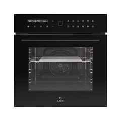 Духовой шкаф электрический встраиваемый Lex EDS 101 BBL 595 мм черный
