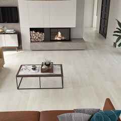 Плитка кварцвиниловая дуб светло-серый замковая 2,232 кв.м 4 мм с микрофаской - фото 2