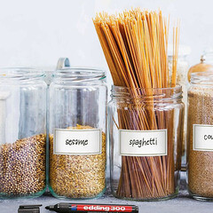 Маркер перманентный Edding 300 красный грифель 1,5-3 мм - фото 4