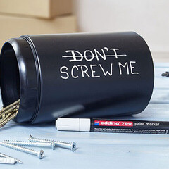 Маркер лаковый Edding 790 серебряный грифель 2-4 мм - фото 4