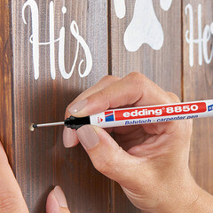 Маркер перманентный для труднодоступных мест Edding 8850 черный грифель 0,7-1 мм - фото 2