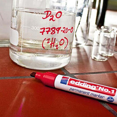 Маркер перманентный Edding 1 красный грифель 1-5 мм - фото 3