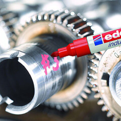 Маркер лаковый для промышленной графики Edding 8750 белый грифель 2-4 мм - фото 2