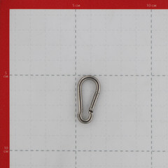 Карабин пожарный d3 мм 30 мм DIN 5299 С нержавеющая сталь - фото 2