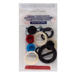 Набор сантехнических прокладок для смесителя резиновых СТМ Сантехник №6 (13 шт.) - фото 4