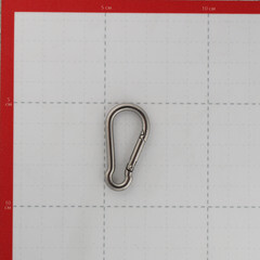 Карабин пожарный d4 мм 40 мм DIN 5299 С нержавеющая сталь - фото 2