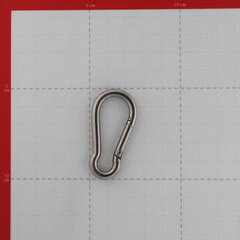 Карабин пожарный d6 мм 60 мм DIN 5299 С нержавеющая сталь - фото 2