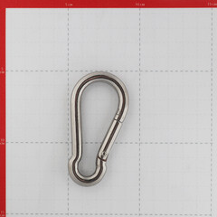 Карабин пожарный d10 мм 100 мм DIN 5299 С нержавеющая сталь - фото 2