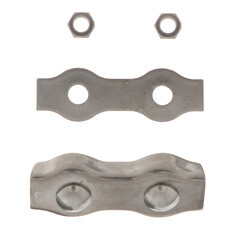 Зажим троса duplex d5 мм нержавеющая сталь - фото 2