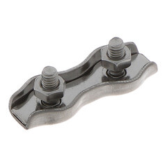 Зажим троса duplex d3 мм нержавеющая сталь - фото 3