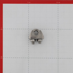 Зажим троса u-образный d5 мм DIN 741 нержавеющая сталь - фото 4