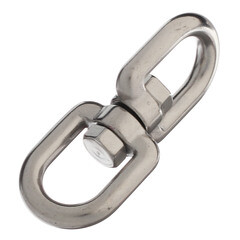 Вертлюг петля-петля d8 мм нержавеющая сталь - фото 3