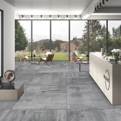 Керамогранит Lavelly Stucco серый матовый 800х800х9 мм (2 шт.=1,28 кв.м) - фото 8