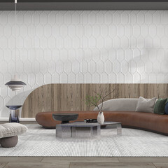 Керамогранит Lavelly Hexagon Relief светло-серый матовый 1200х600х8,5 мм (2 шт.=1,44 кв.м) - фото 8