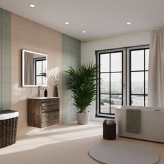 Плитка облицовочная Lavelly Monocromo Beige 600x300x9 мм (10 шт.=1,8 кв.м) - фото 9