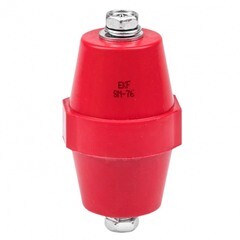 Изолятор EKF PROxima SM-76 IP30 1250 А с болтом и шайбой пластиковый красный (10 шт.) (plc-sm-76) - фото 1