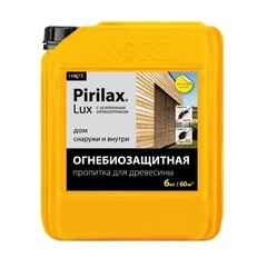 Биопирен антипирен-антисептик для древесины Норт Пирилакс-Люкс 6 кг