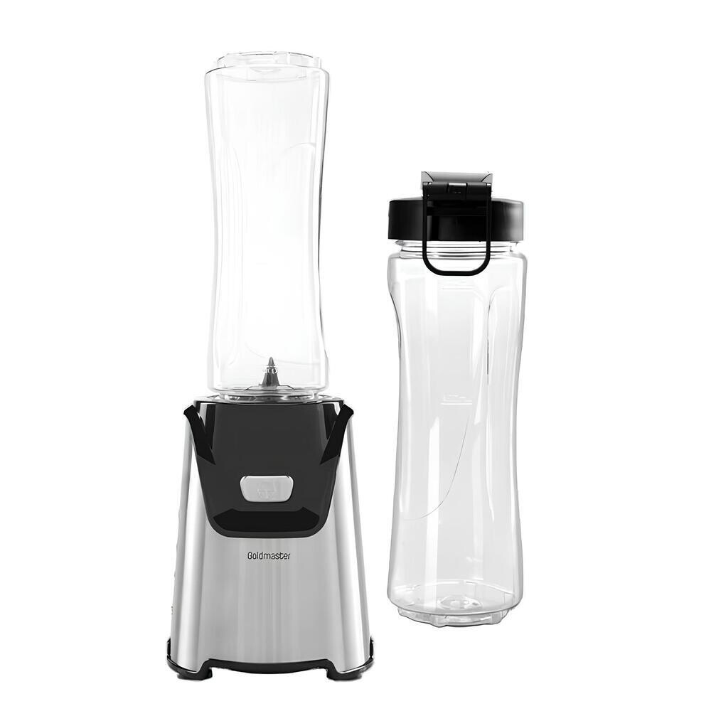 Блендер стационарный Goldmaster Quickmax 400 Вт 0,6 л черный/серебристый