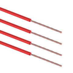 Набор автопроводов Rexant 0,50х5 м/ 0,75х5 м/ 1х3 м/ 1,50х3 м/ 2,50х2 м Ассорти красный - фото 1