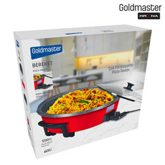 Электросковорода Goldmaster Bereket красная - фото 5