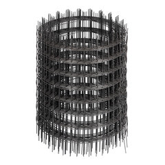 Сетка арматурная 50х50 мм d2,5 мм 0,5х15 м рулон - фото 1