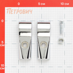 Соединитель Т-образный для двух труб к системе Joker d25 мм усиленный хром - фото 3