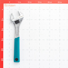 Ключ разводной изогнутый Kraftool Professional 250 мм с двухкомпонентной рукояткой - фото 2