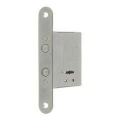 Замок врезной Абсолют ЗВ 8/3 для входной двери хром 3 ключа - фото 2