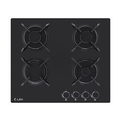 Варочная панель газовая Lex GVG 643A BBL 4 конфорки черная