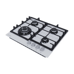 Варочная панель газовая Lex GVG 645 WH 4 конфорки белая - фото 2