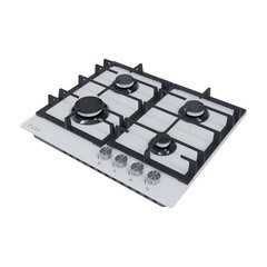 Варочная панель газовая Lex GVG 642A WH 4 конфорки белая - фото 2