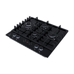 Варочная панель газовая Lex GVG 644 T BL 4 конфорки черная - фото 2