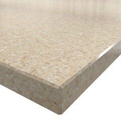 Панель стеновая для кухни искусственный камень с фаской 3000х600х12 мм gold - фото 1