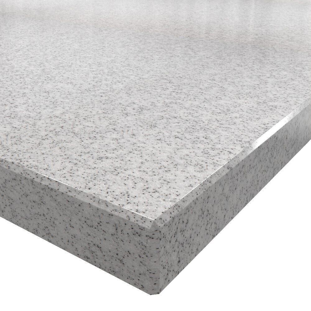 Панель стеновая для кухни искусственный камень с фаской 3000х600х12 мм grey