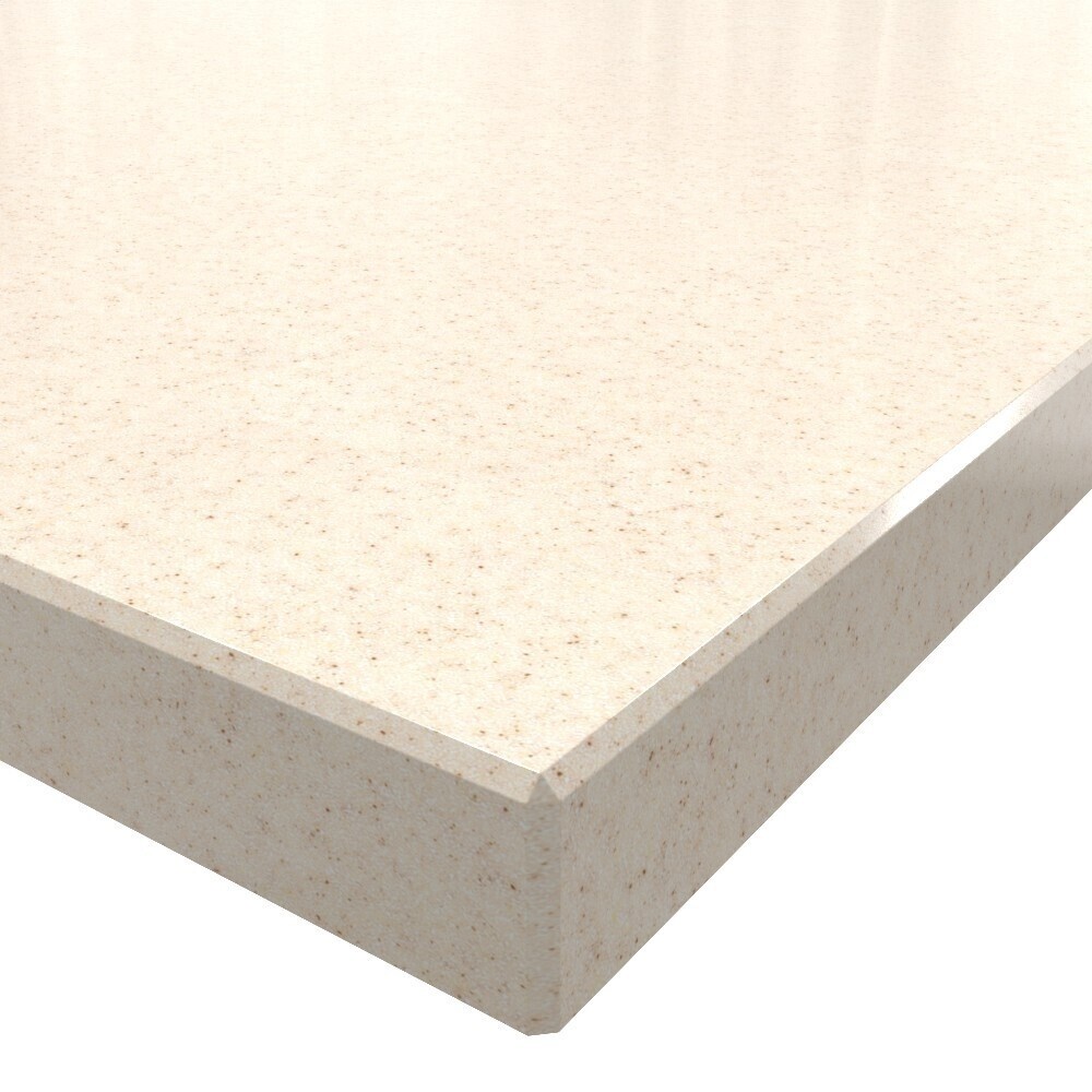 Панель стеновая для кухни искусственный камень с фаской 2400х600х12 мм sahara