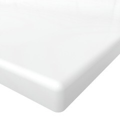 Панель стеновая для кухни искусственный камень 2400х600х12 мм white - фото 1