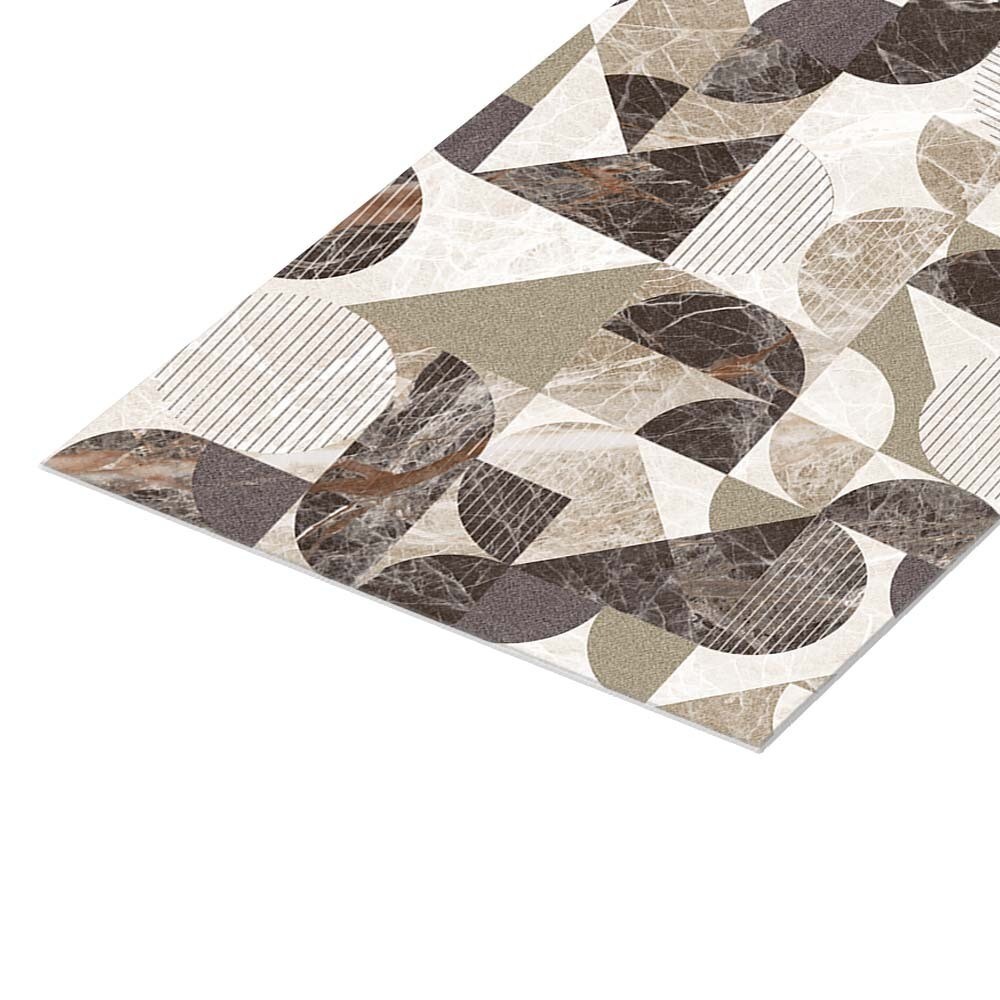 Панель стеновая АБС пластик для кухни 3000х600х1,5 мм ретро паттерн